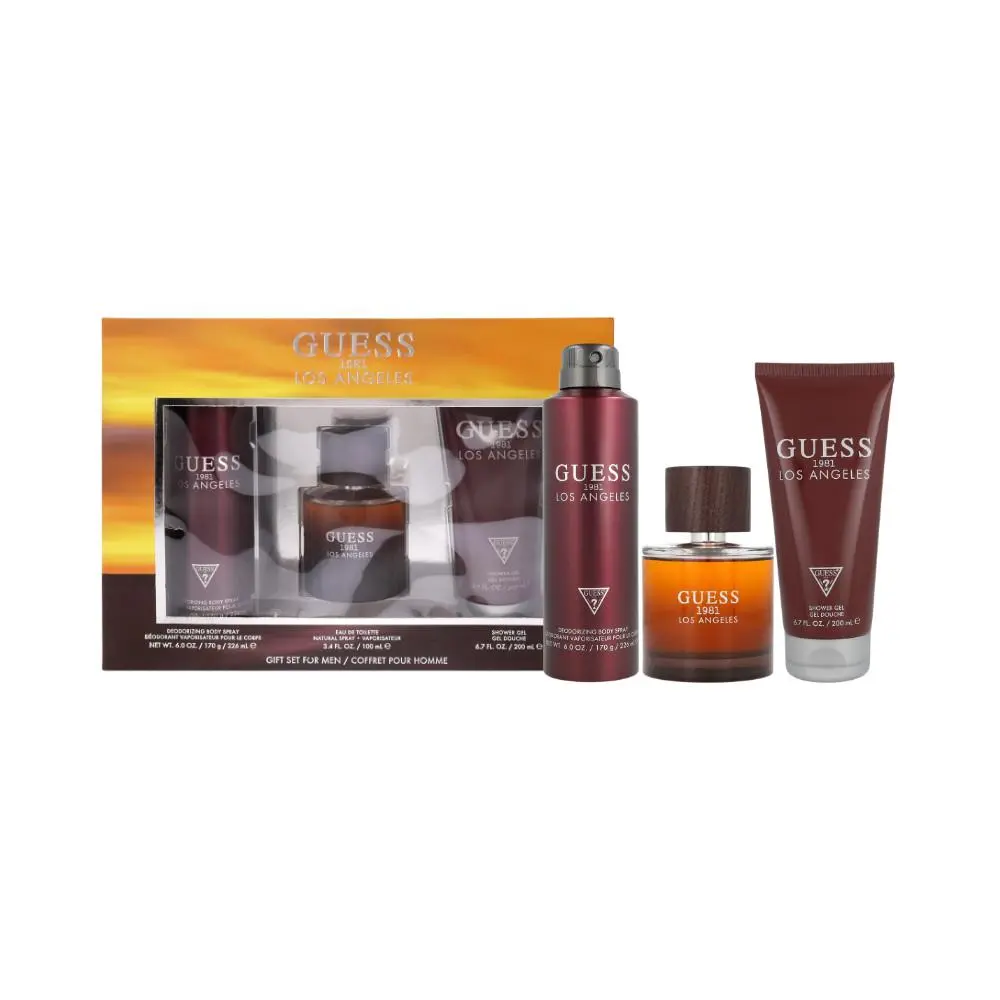 Guess 1981 Los Angeles For Men by Guess 3-PC Eau de Toilette Gift Set