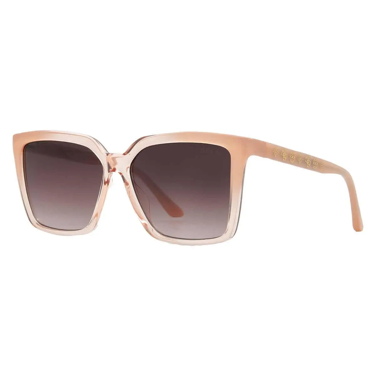 Brown Gradient Square Ladies Sunglasses GU00099 25F 55 GU00099 25F 55 by Guess