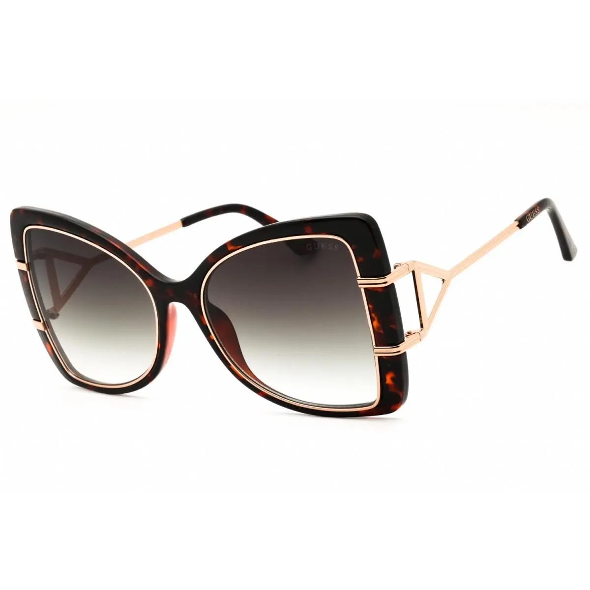 Guess GU7853 52P Dark Havana/green Gradient 58-20-140 Sunglasses