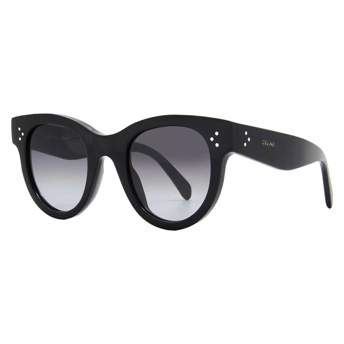 Celine Smoke Gradient Oval Ladies Sunglasses CL4003IN 01B 48 CL4003IN 01B 48