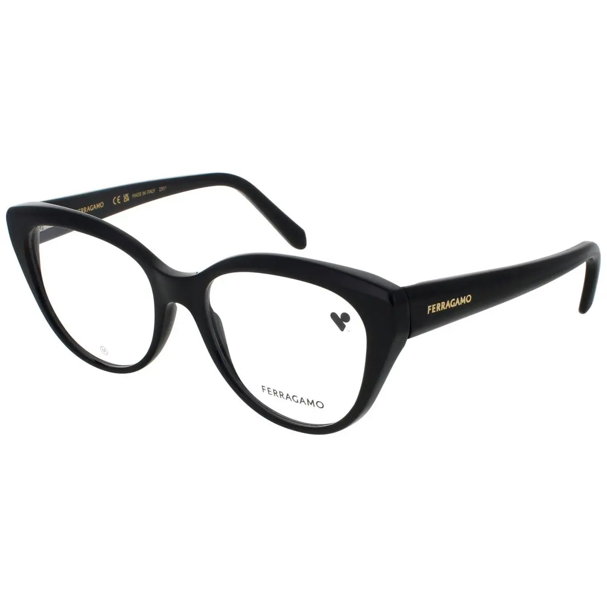 Salvatore Ferragamo SF SF2970 001 53 Eyeglasses Black Frame 53 mm