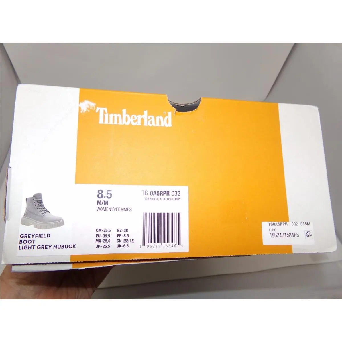 Timberland shoes - Greyfield - Greyfield - TB-0A5RPR-032 - Light Grey (UPC: 196247158465) 5