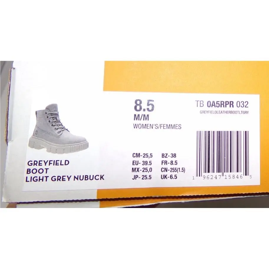 Timberland shoes - Greyfield - Greyfield - TB-0A5RPR-032 - Light Grey (UPC: 196247158465) 6