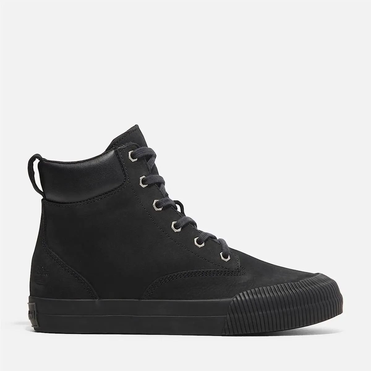 Timberland Women`s 9 Skyla Bay 2.0 HI Top Lace Sneaker Black Nubuck