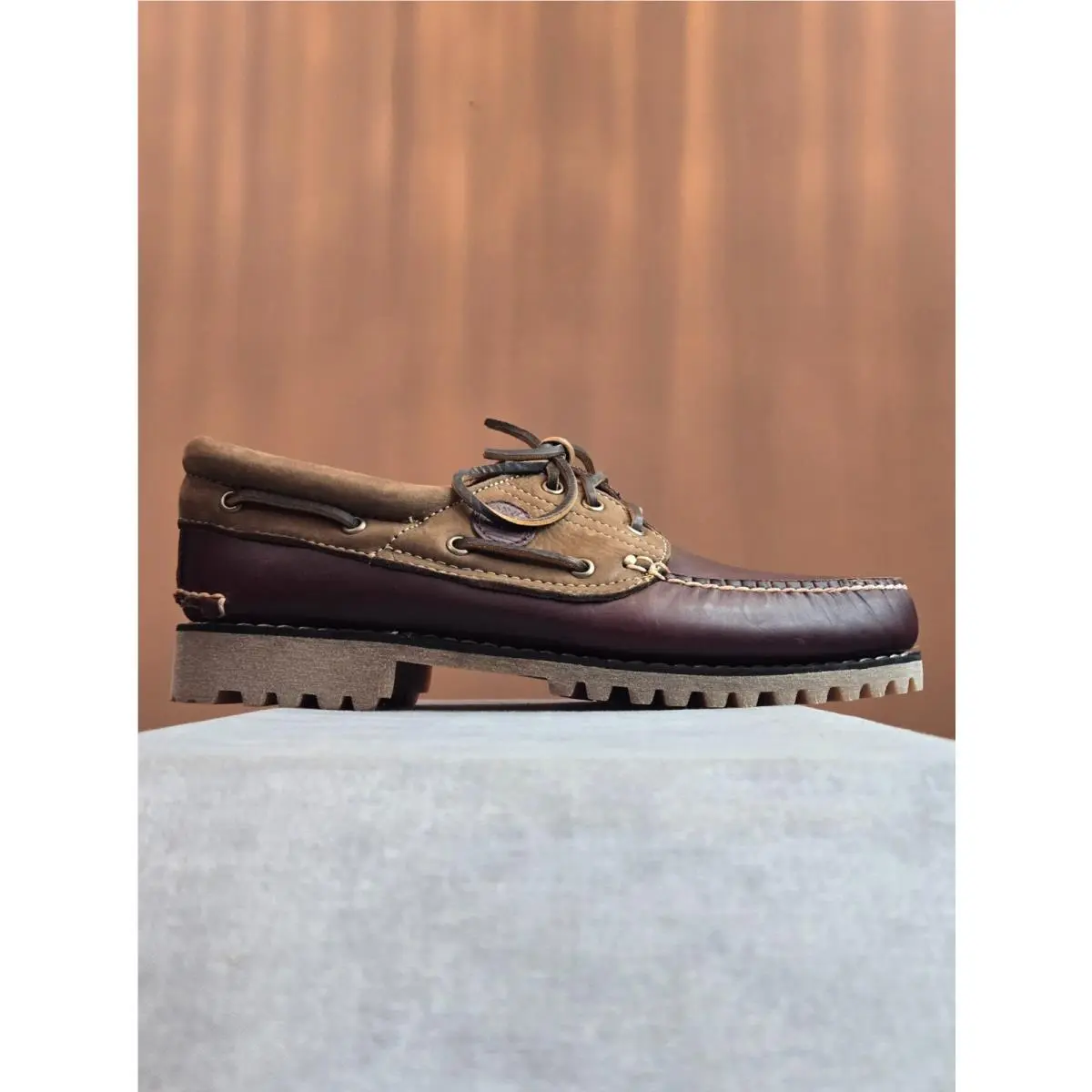 Timberland Authentic Boat Shoe Boat Shoe TB0A2PDQEIW Burgundy Full Grain Leather 9.5M