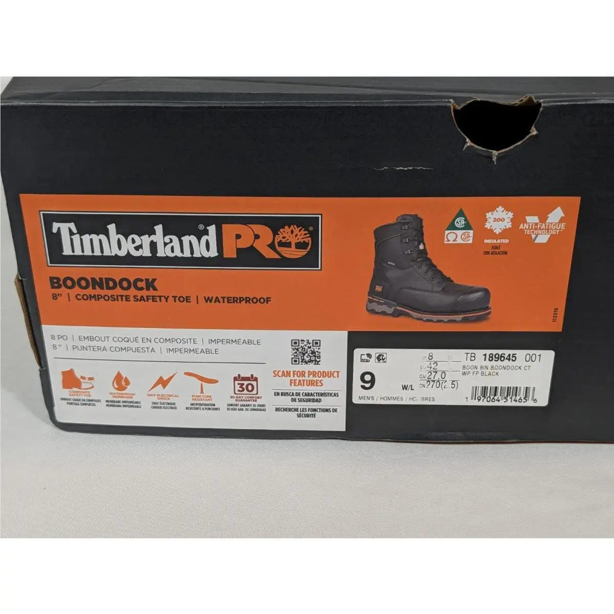 Timberland shoes - PRO Boondock - PRO Boondock - Black (UPC: 197642617731) 11