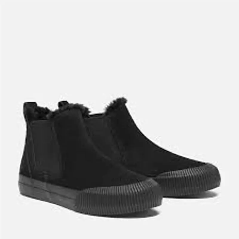 Timberland Women`s 9 Skyla Bay 2.0 Mid Warm Lined Sneak Blk Suede