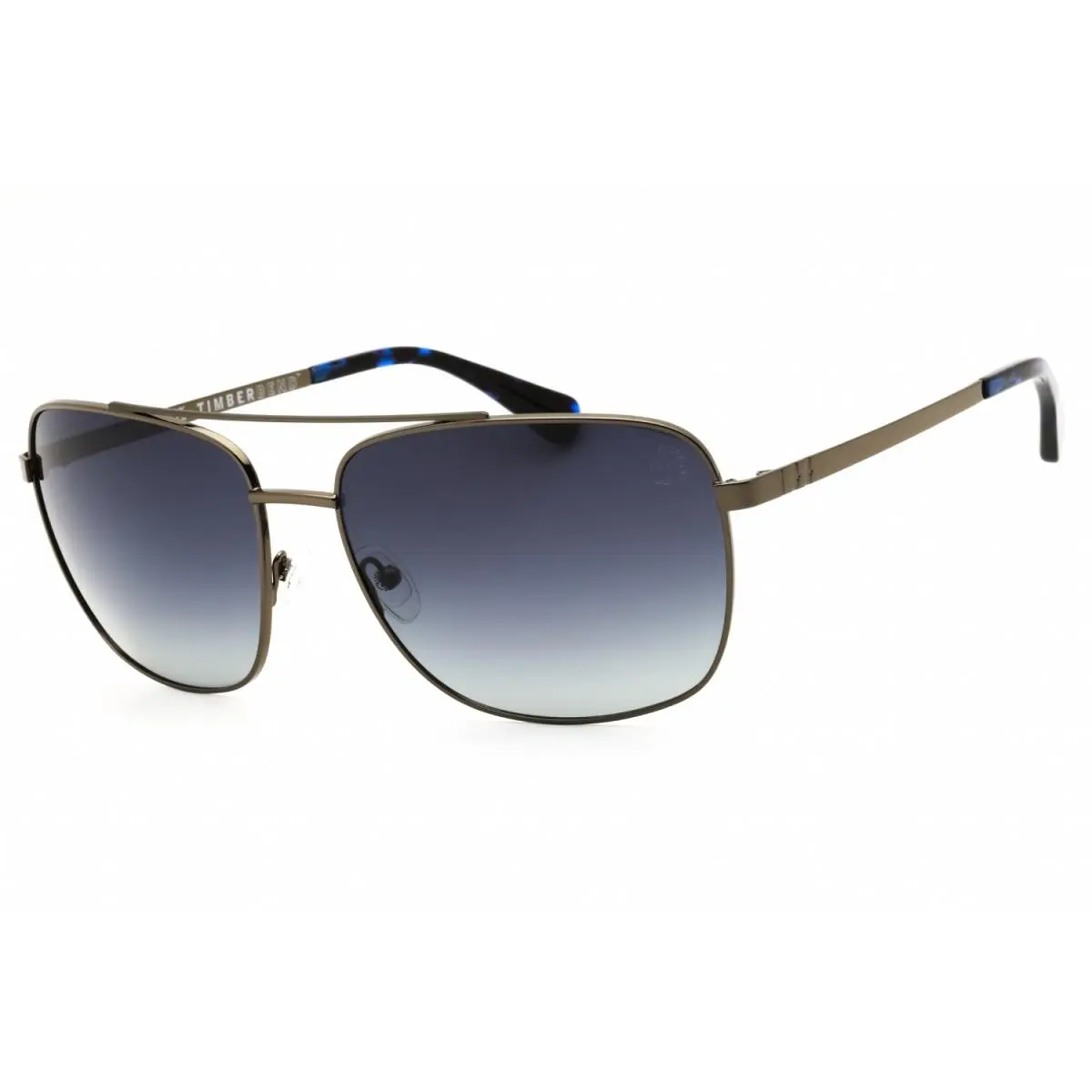 Timberland TB00044 08D Shiny Gunmetal/smoke Polarized 65-17-150 Sunglasses