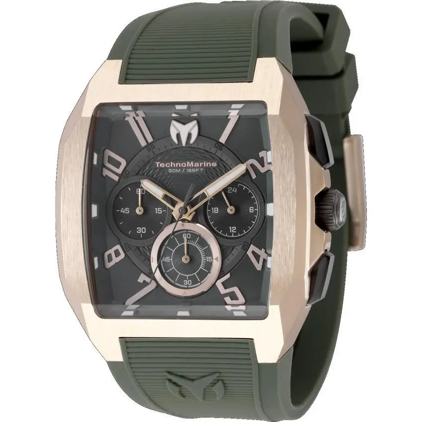 Technomarine Aqua Quadrant Men`s Quartz VD54 Watch - 41mm Green TM-225114 by TechnoMarine