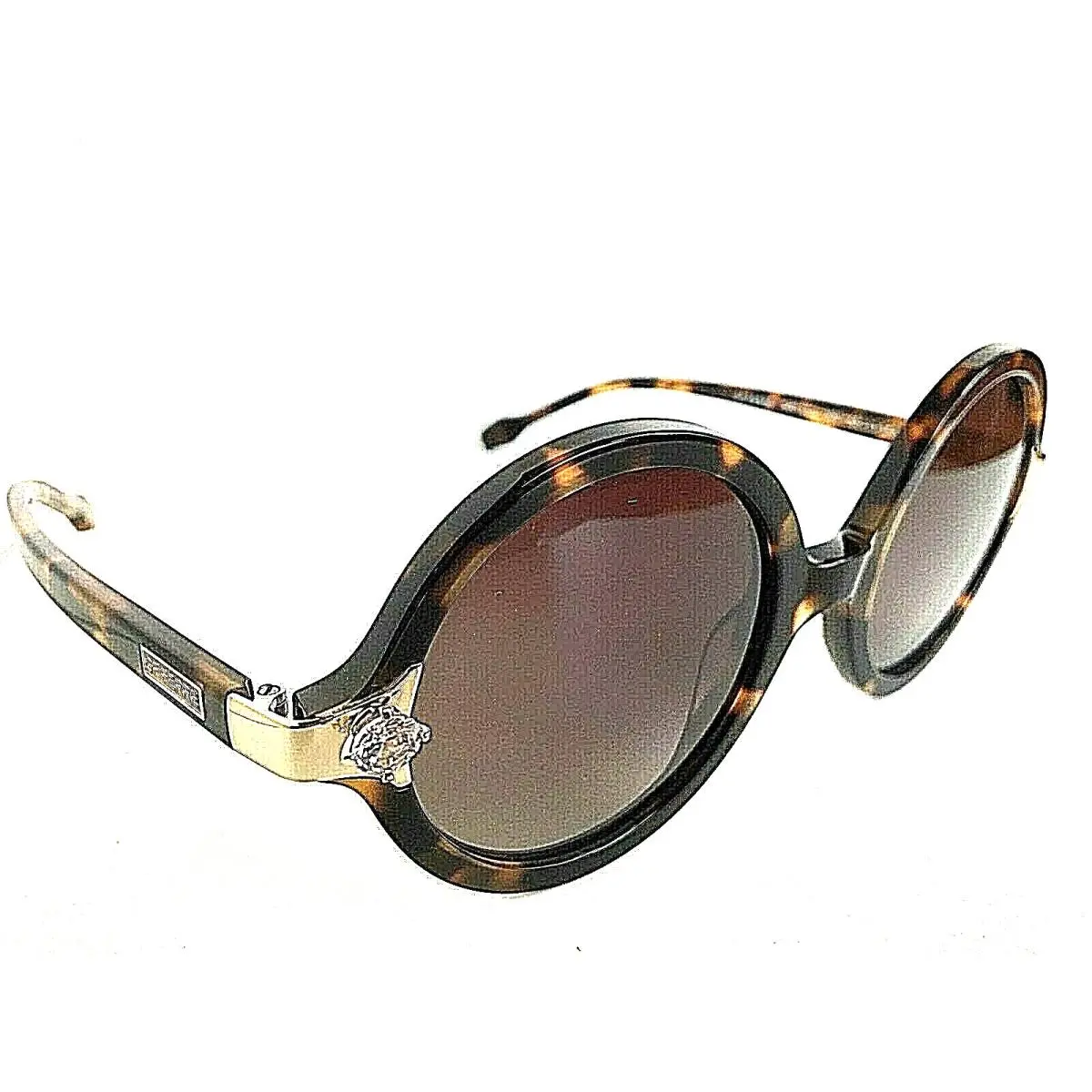 Polarized Gianfranco Ferre Women`s Sunglasses Crystal Round