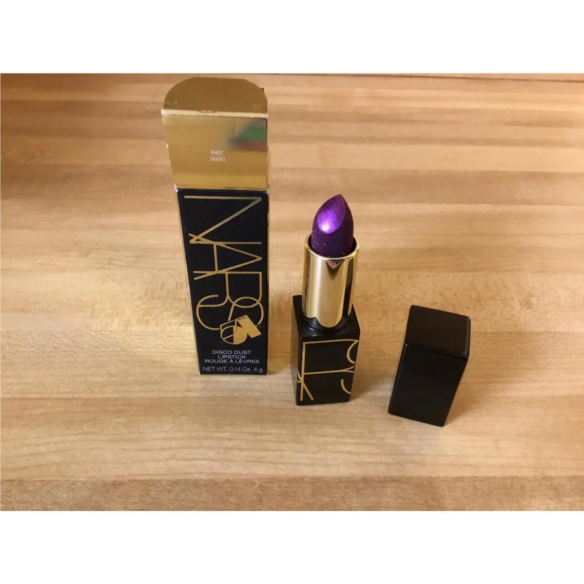 Nars Disco Dust Lipstick Pat 5050 Boxed Purple Glitter