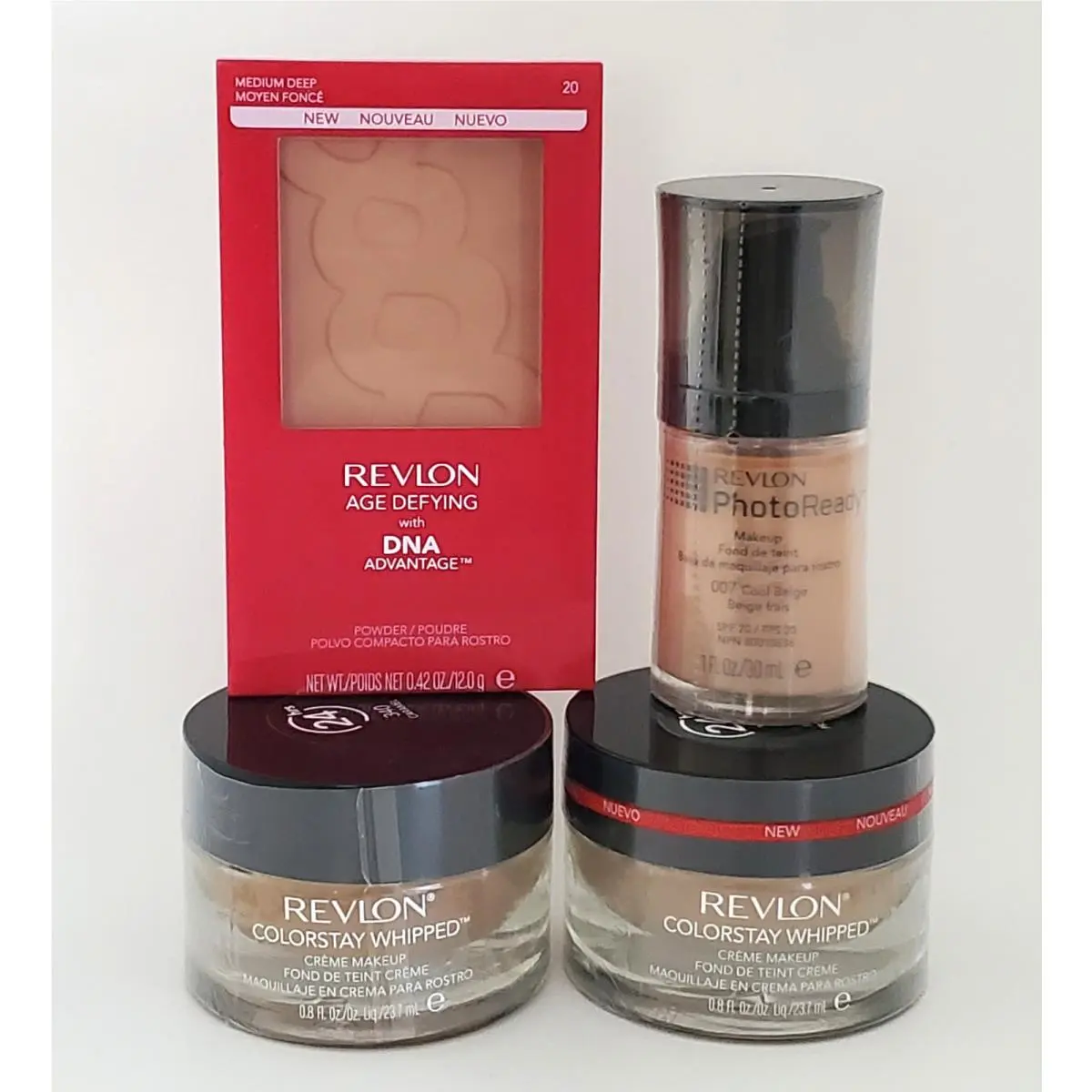 4 Revlon Whipped Creme 400 Early Tan / 340 Carmel Assorted Makeup Retired