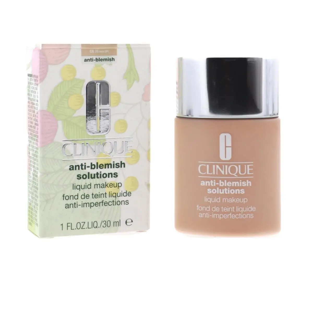 Clinique Acne Solutions Liquid Makeup - AB Linen CN08 1 oz 2 Pack