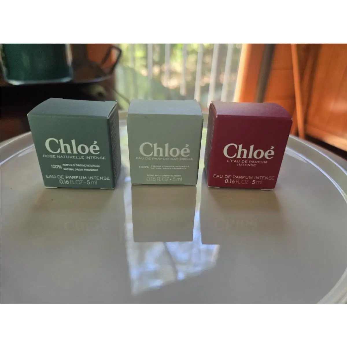 Chloe Collection Trio Mini Splash For Women Naturelle Edp Rose Naturelle Intense
