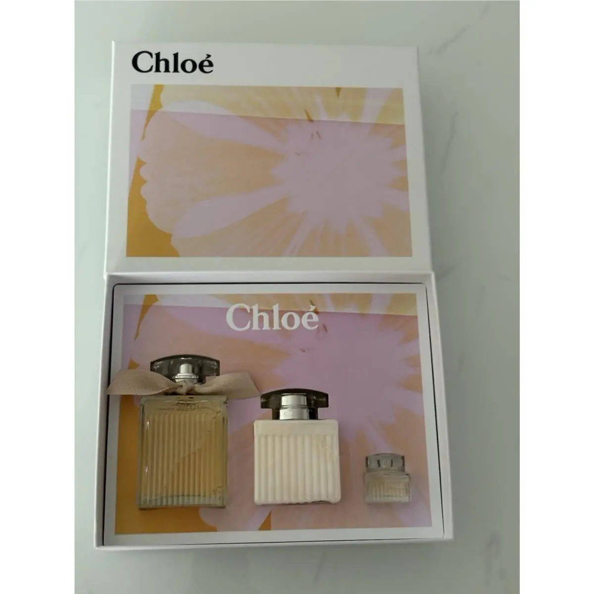 Chloé Eau de Parfum 3-Piece Gift Set 3.3oz Edp + Body Lotion + 5ml Mini