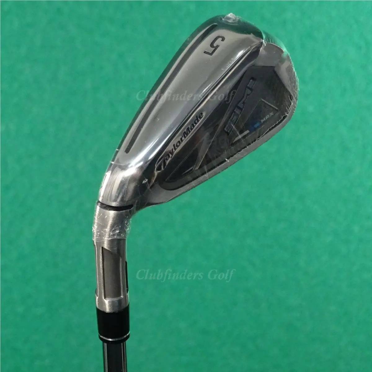 LH Taylormade SIM2 Max Single 5 Iron Kbs Max MT 85 Steel Stiff
