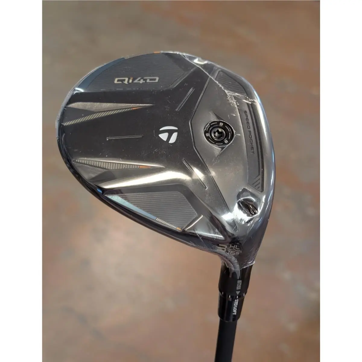 Taylormade Qi4D 3HL-Wood 16.5 w/ Reax 65 Stiff-flex RH +hc Mint