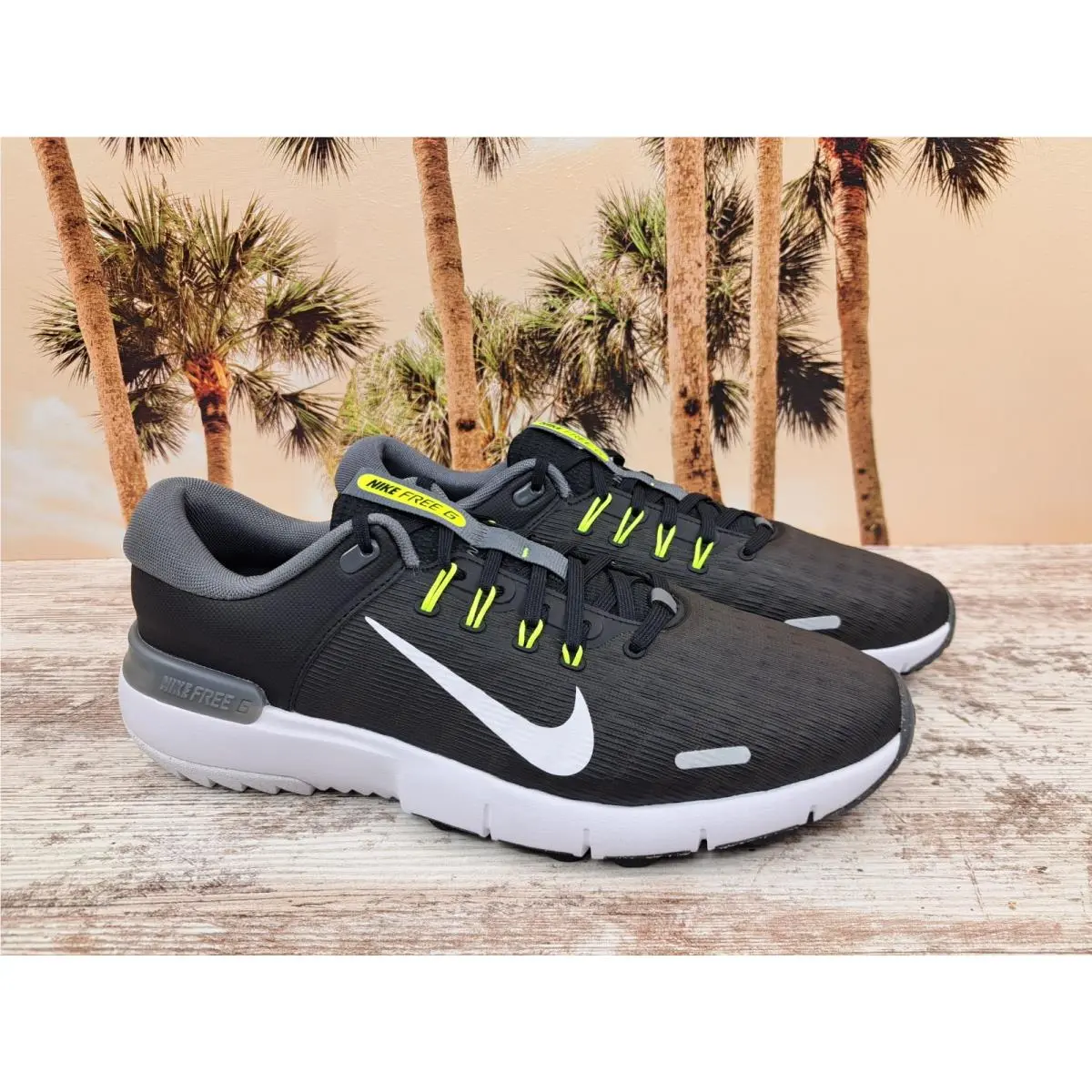 Nike Free NN Spikeless Golf Shoes Black Grey FN0332 001 Men`s Size 12.5