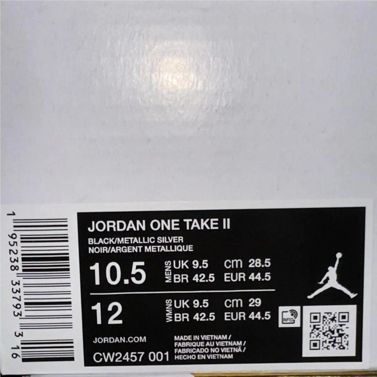 Nike shoes - Air Jordan One Take 2 - CW2457001 - Black 4