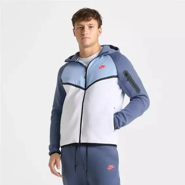Nike clothing - Nike Tech - Tech - White/Psychic Blue/Diffused Blue 1
