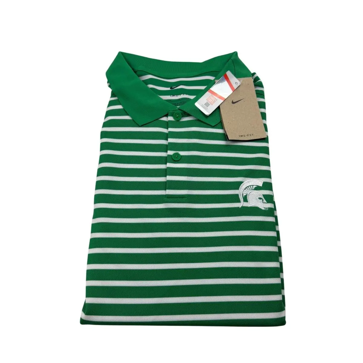 Nike Golf Dri-fit Michigan State Spartans Polo Shirt XL Green DH0835-306