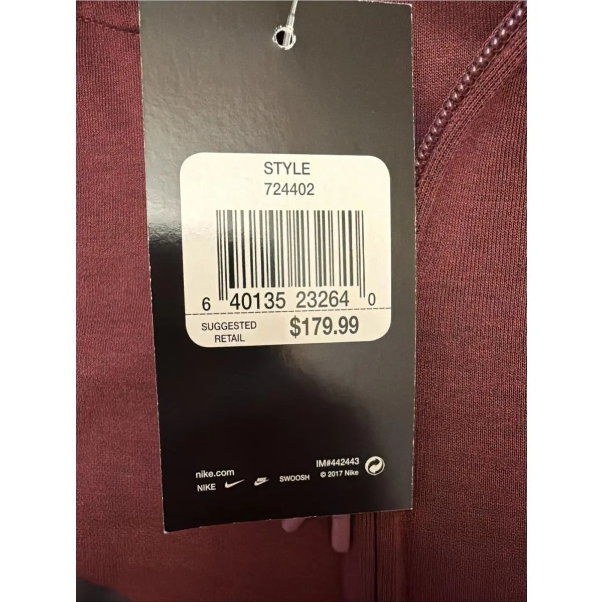 Nike clothing - Burgundy 5