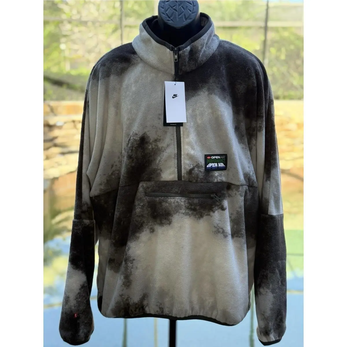 Nike Men`s Club 1/2 Zip Fleece Pullover Brushed Inside XL Multicolor