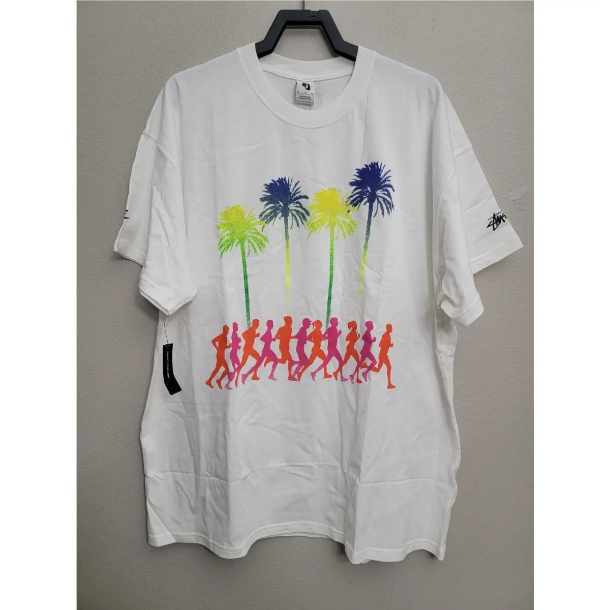 Nike x Stussy Douglas Firs To Palm Trees T-shirt Top Men Size Xxl CU9258 100
