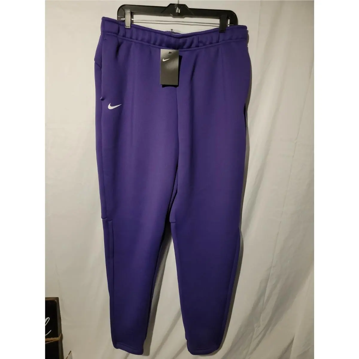 Nike Dri-fit Football Purple Sweatpants Men`s L CI4461-547