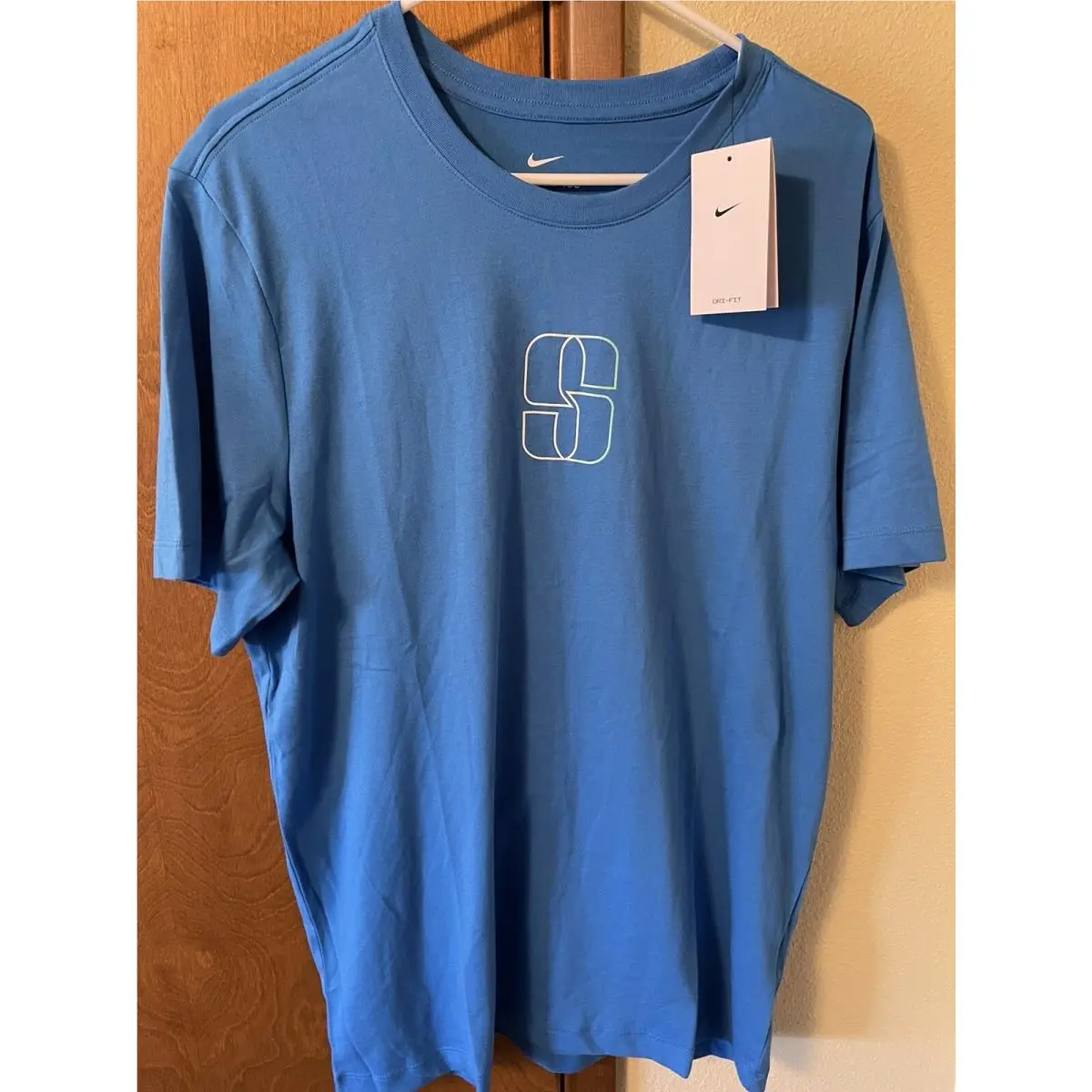 Nike Sabrina Ionescu Men`s Large Dri-fit Basketball T-shirt Royal Blue