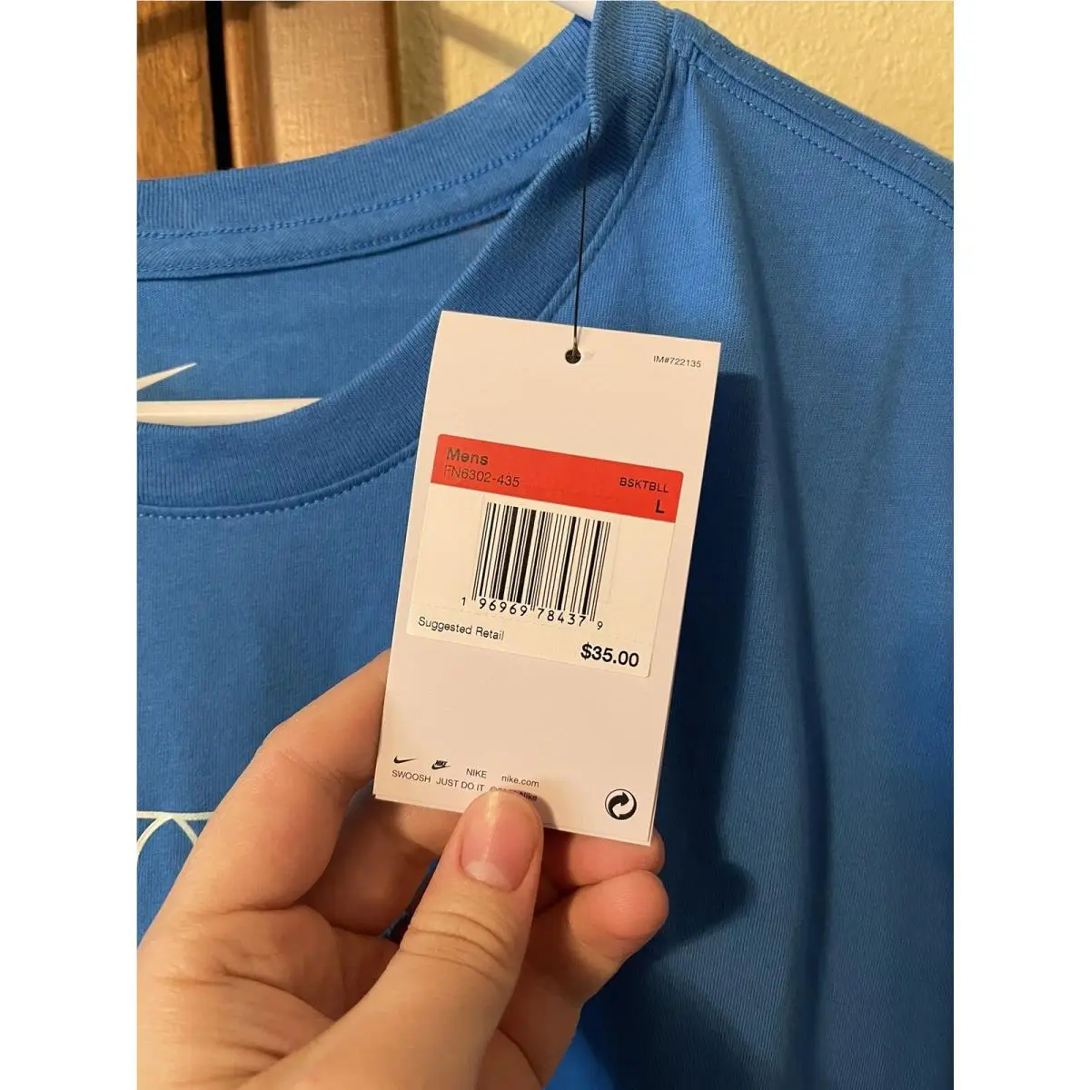 Nike clothing - Nike Dri-Fit - FN6302-435 - Blue, Manufacturer: Blue, Nike Number: 435 (UPC: 196969784379) 2