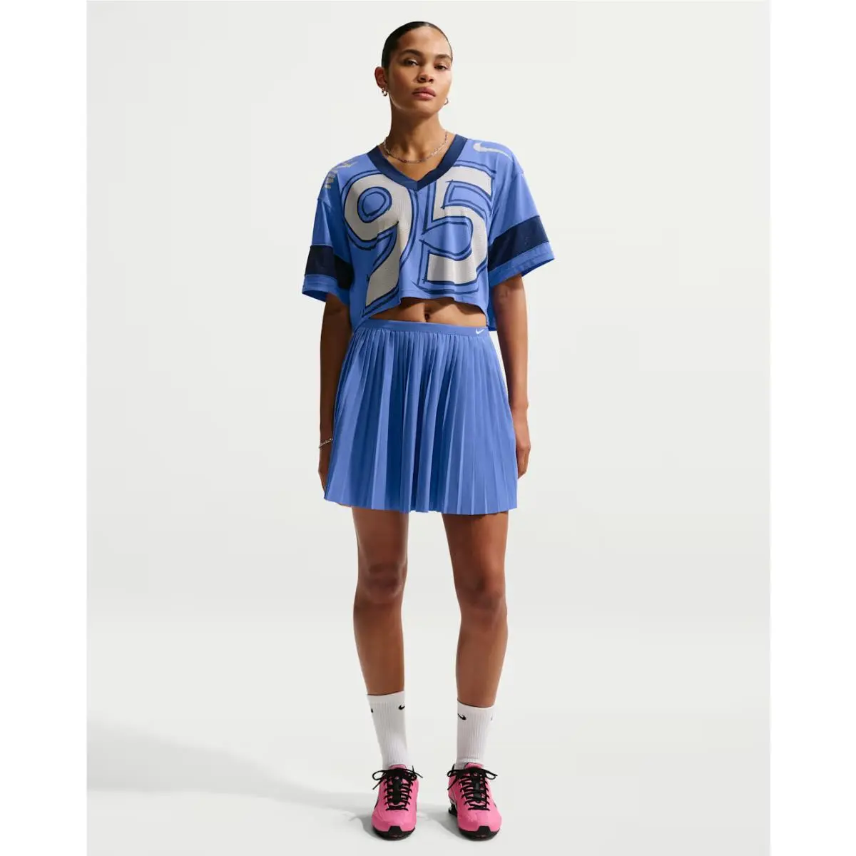 Womens Nike Sportswear Pleated Skirt IM7463-460-SIZE L
