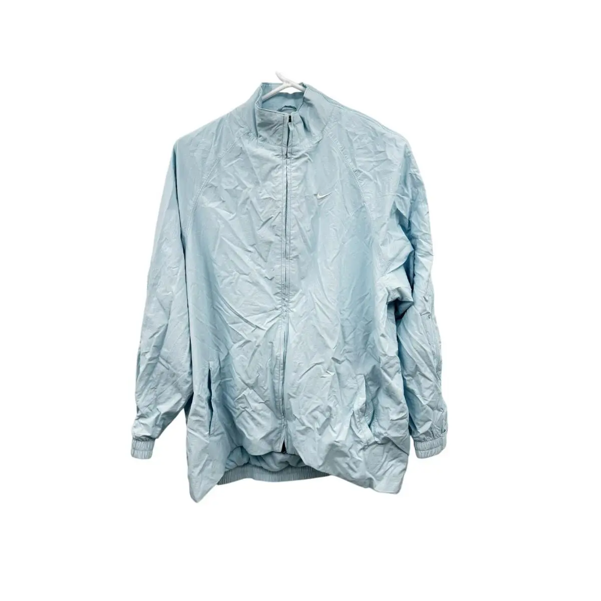 Nike Women`s Sportswear Repel Zip Jacket Glacier Blue Size Medium