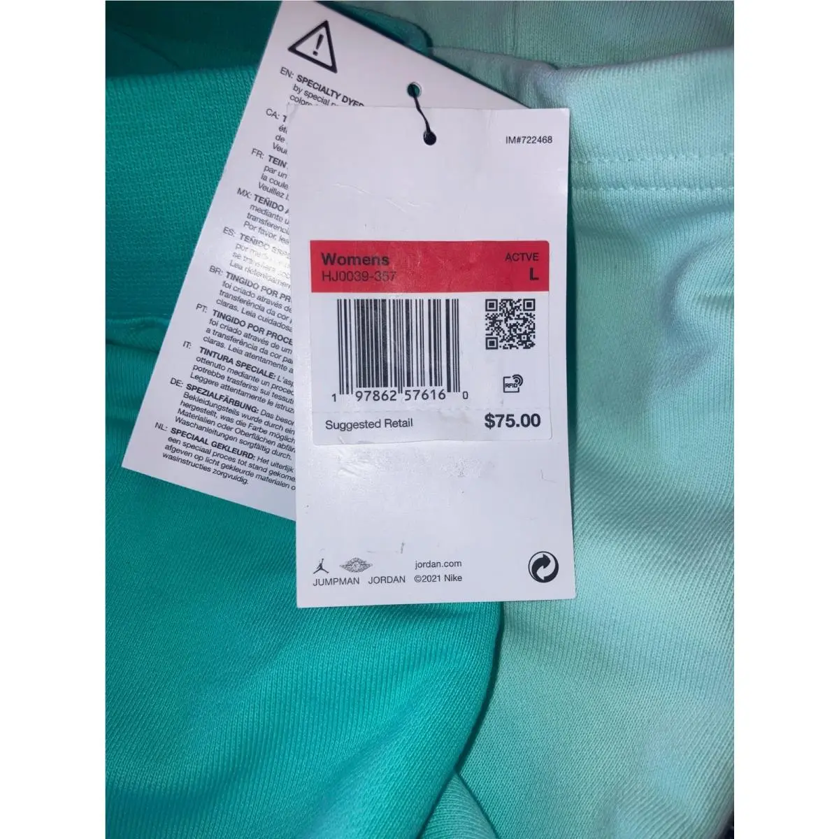 Nike clothing - Nike Loose Fit French Terry - HJ3009-357 - Blue 4