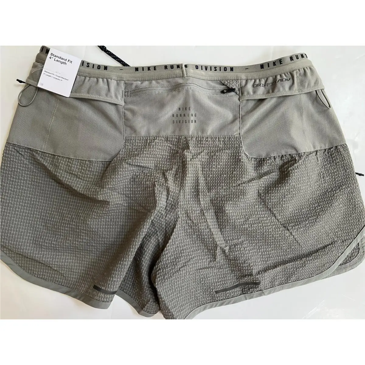 Nike clothing - Nike Dri-Fit Adv Run Division Running Shorts - FQ4617-053 - Gray Black 0