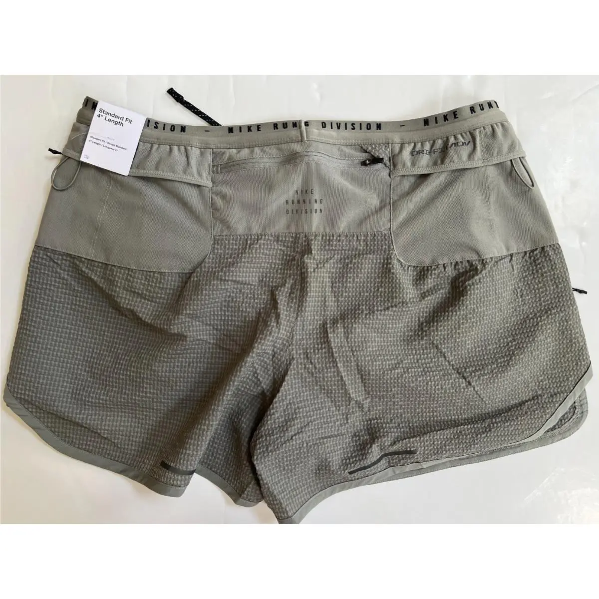 Nike clothing - Nike Dri-Fit Adv Run Division Running Shorts - FQ4617-053 - Gray Black 4