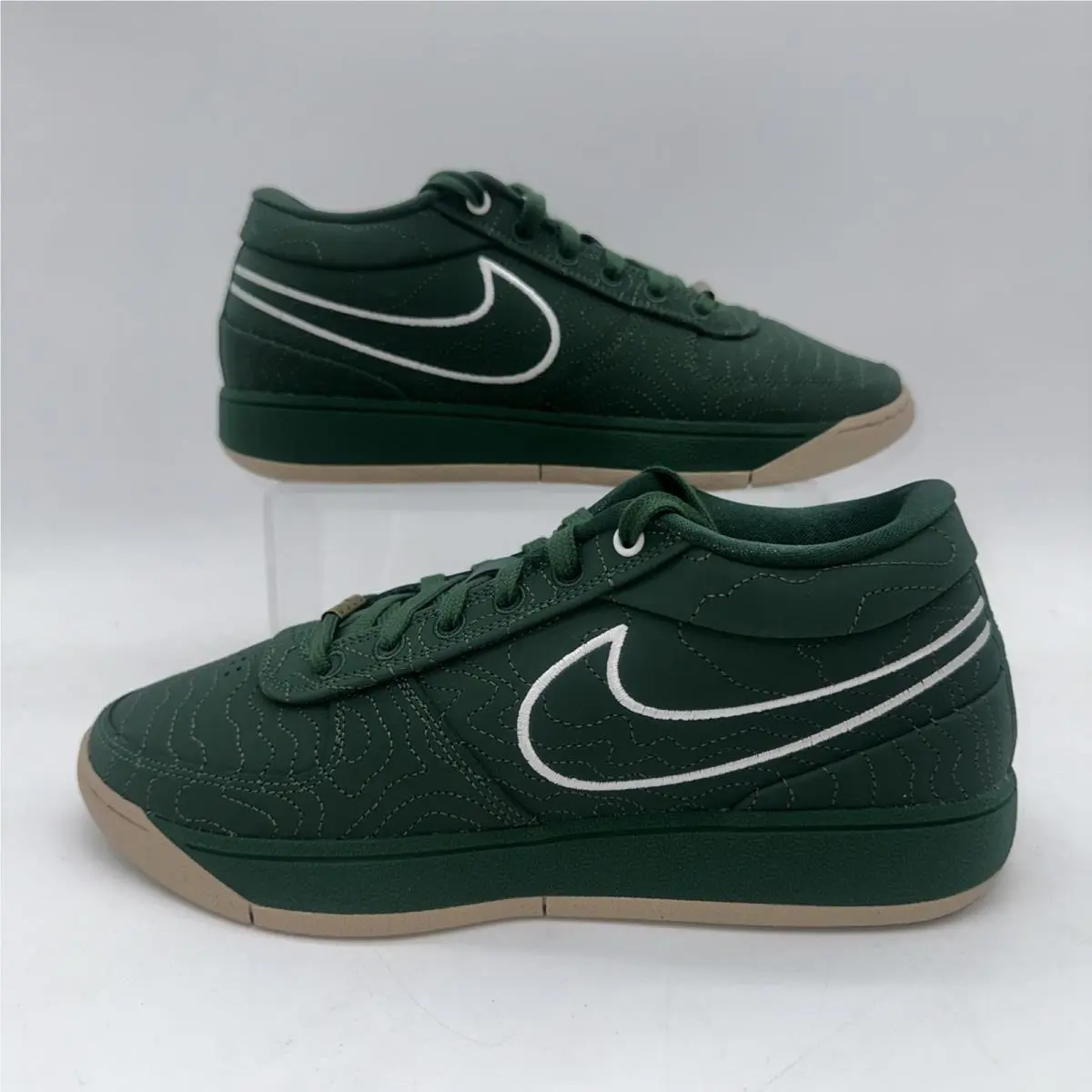 Nike Men`s Size 9.5 Book 1 FJ4249 300 Fir/phantom Hemp White Basketball Sneaker