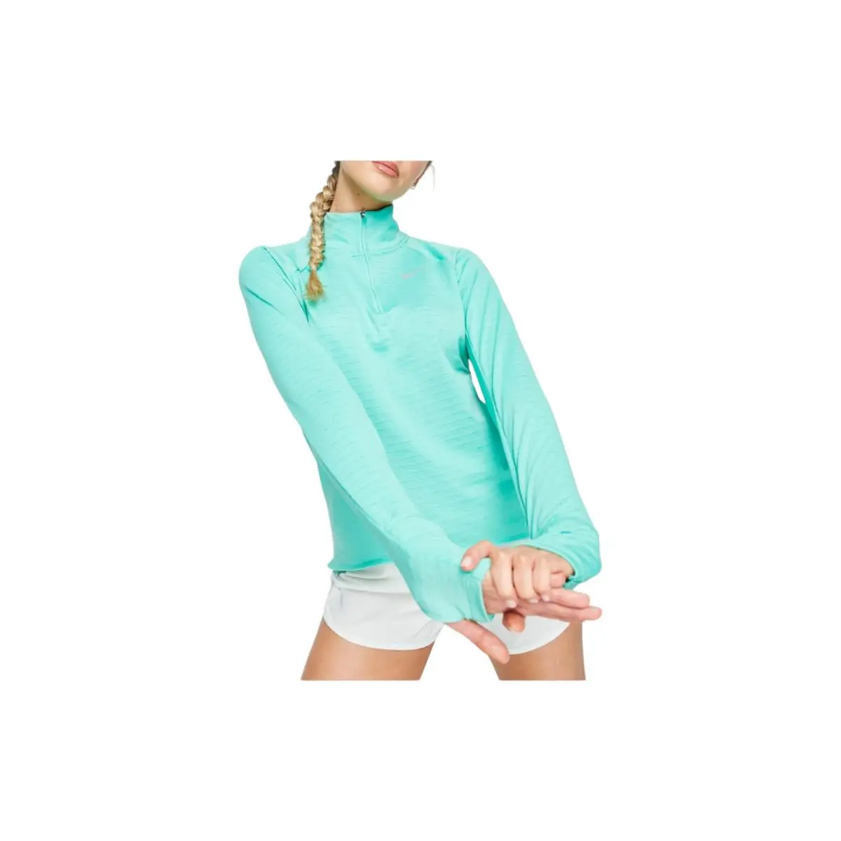 Nike Women`s Therma-fit Element 1/2 Zip Running Top Light Menta Size S