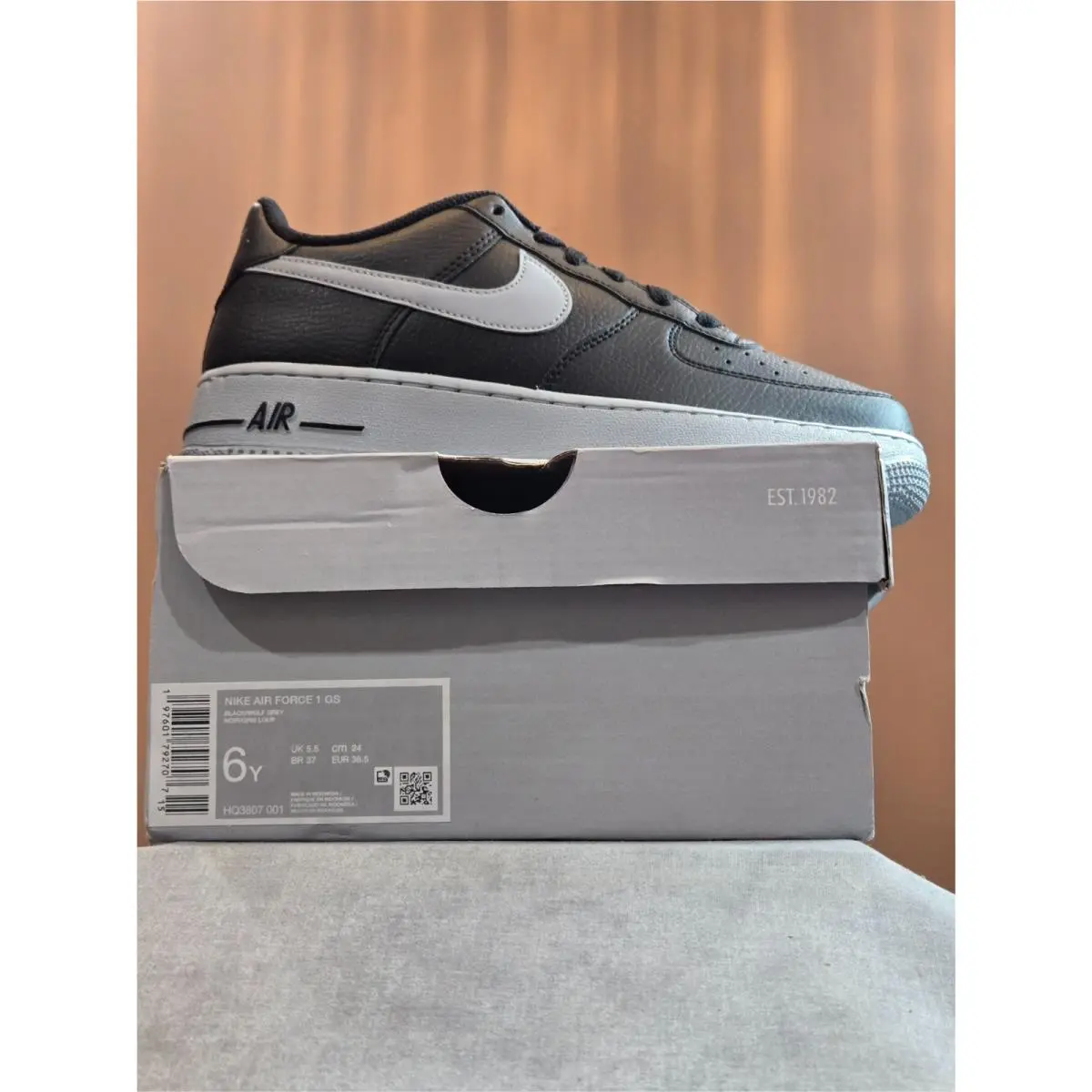 Nike shoes - Nike Air Force 1 - Air Force - HQ3807-001 - Black 5
