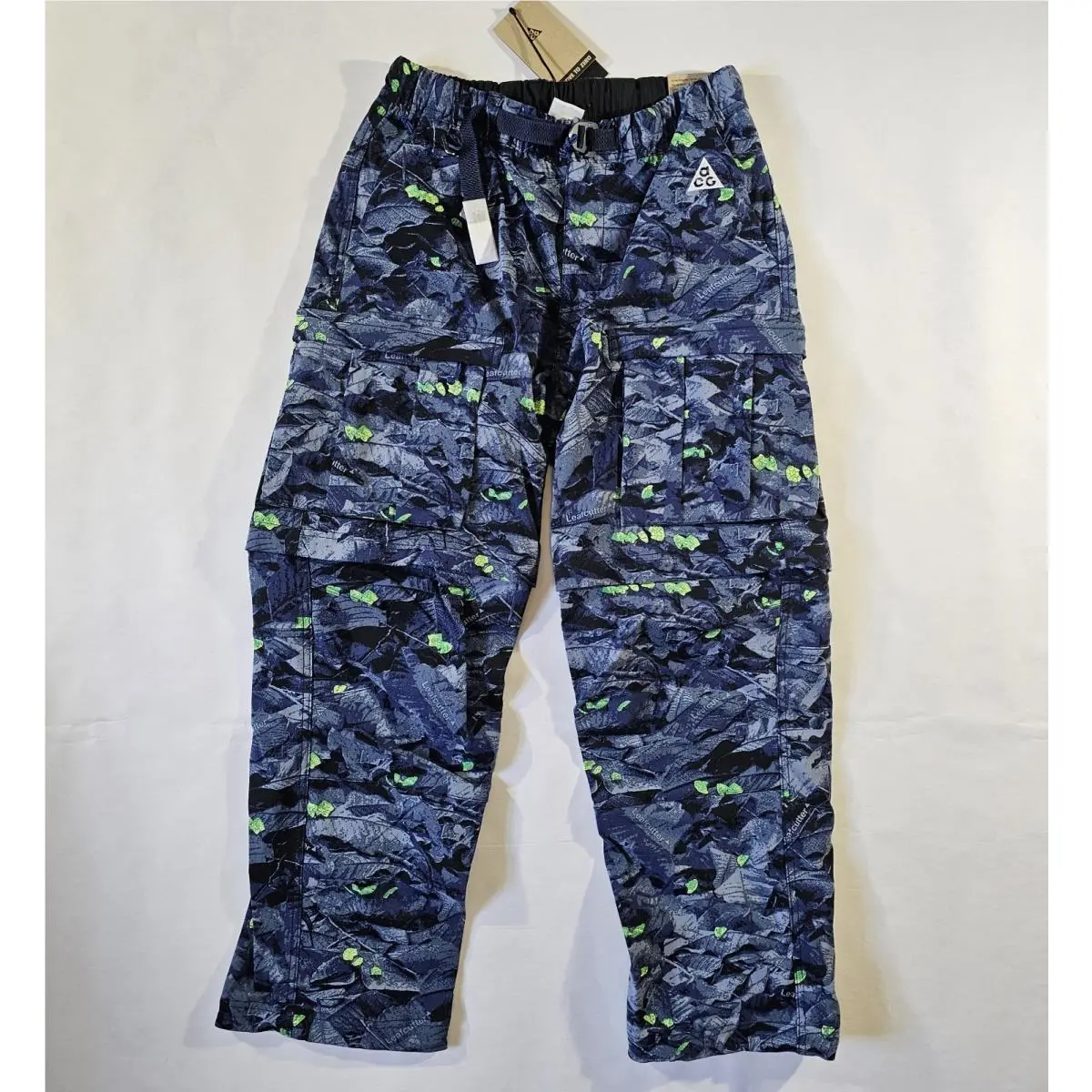 Nike Acg Smith Summit Leaf Cutter Blue Convertible Cargo Pants S