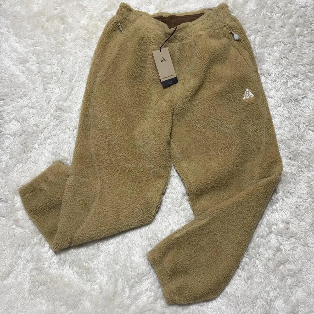 Acg Canwell Glacier Adv Fleece Pants Beige Mens Size Medium FV8827-297 by Nike