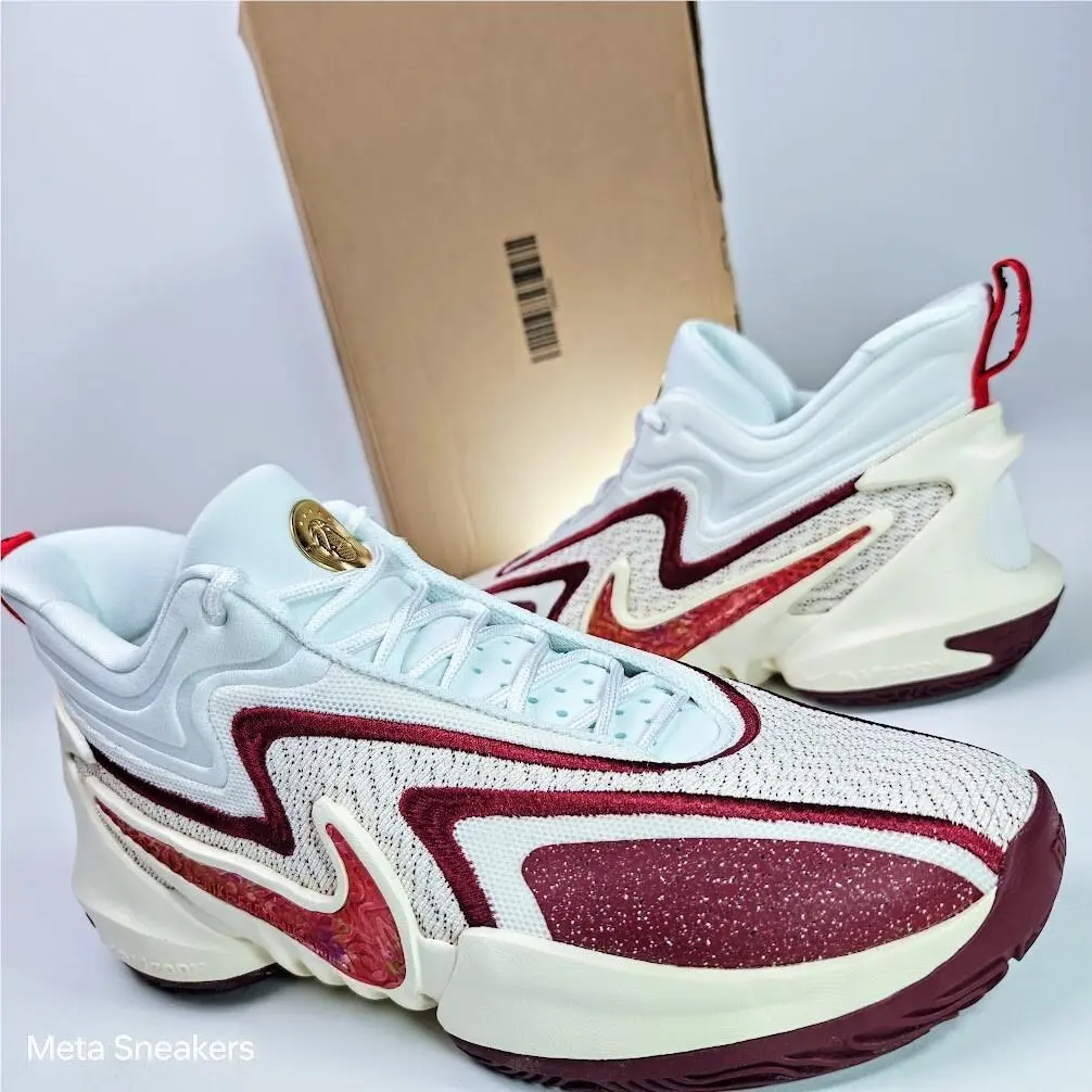 Nike US 14 Men`s Off White Red Gold Basketball Rare Cosmic Unity 2 DH1537102