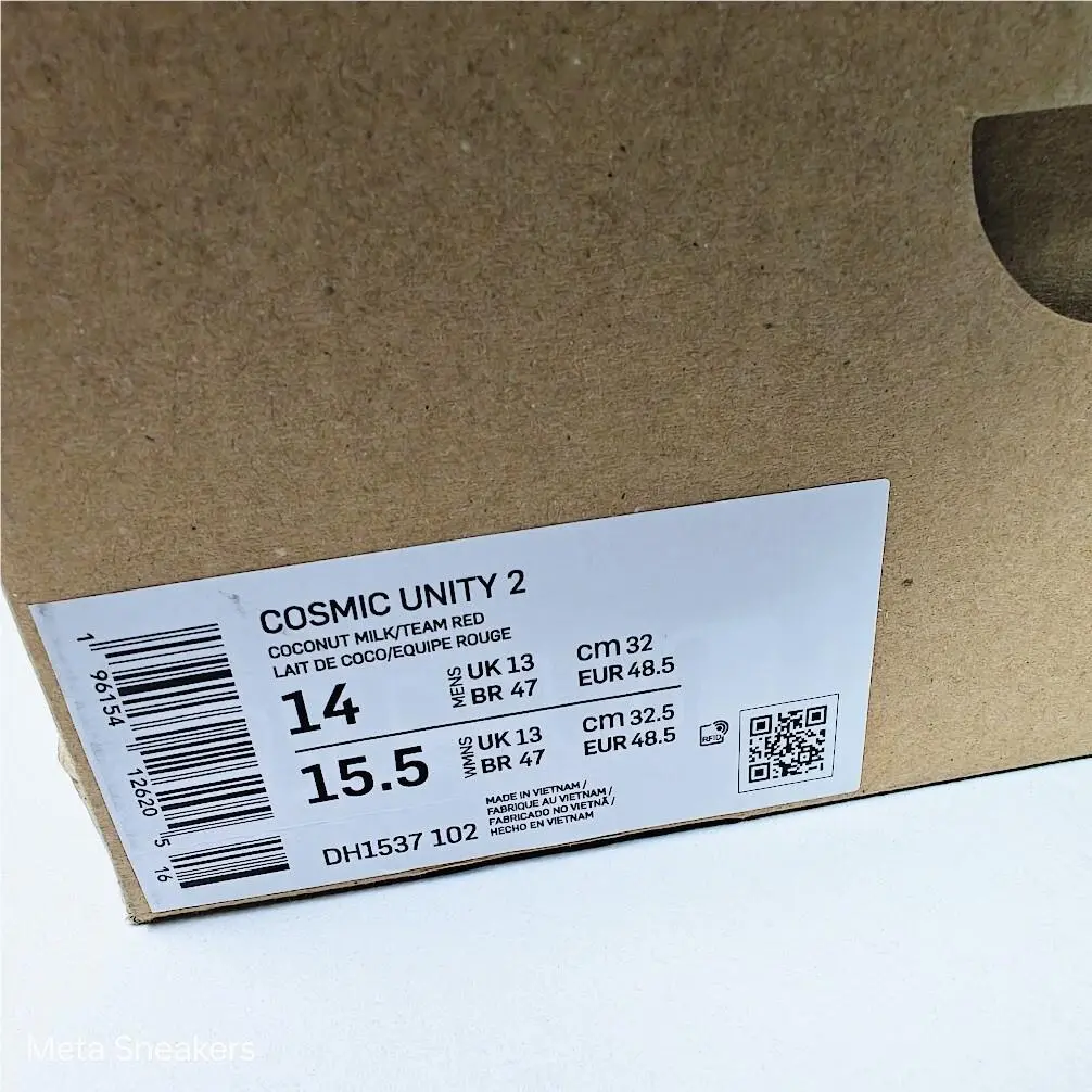Nike shoes - Nike Cosmic Unity - Cosmic Unity - DH1537-102 - Coconut Milk/Summit White/University Red/Team Red 0