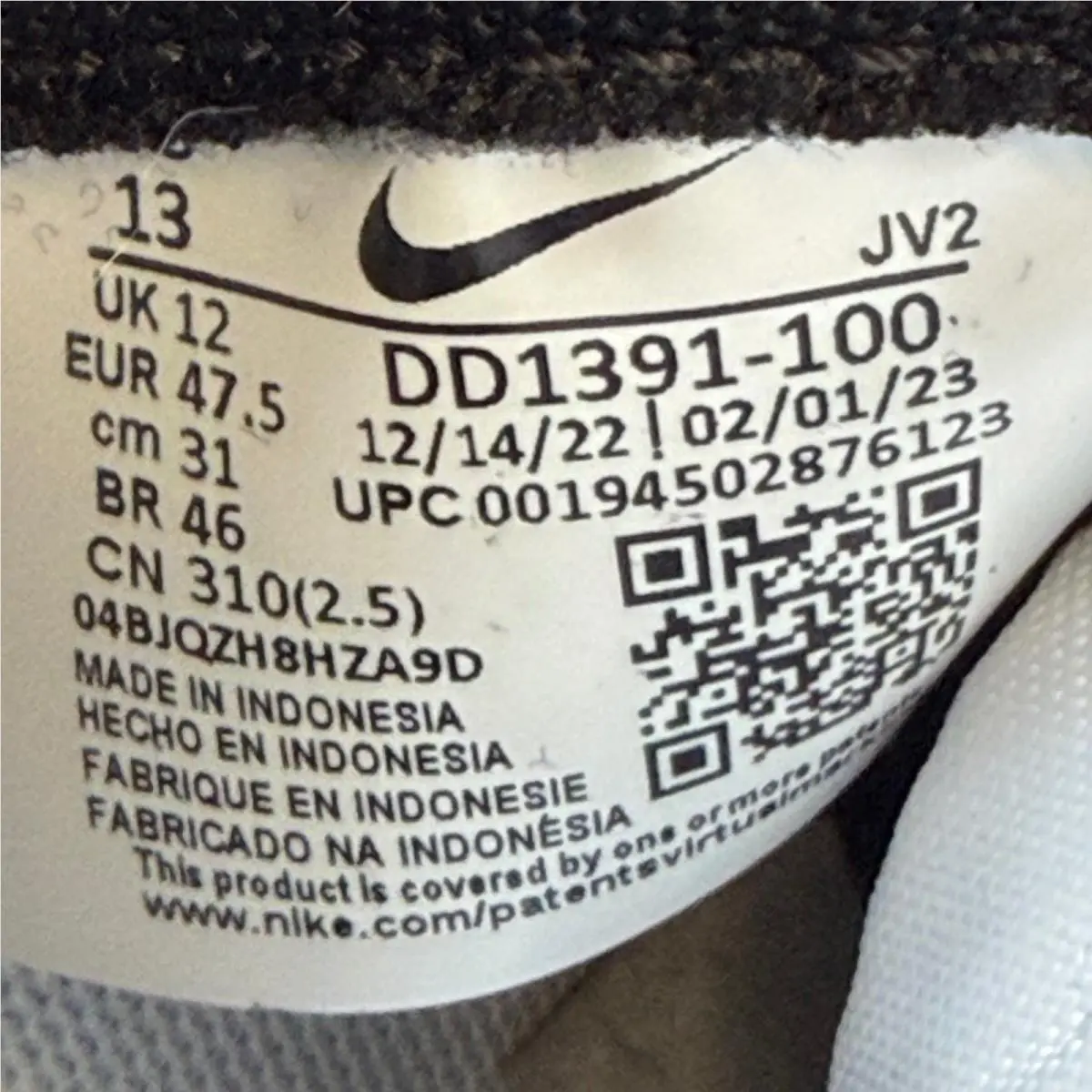 Nike shoes - Nike Dunk Low Retro White Black Panda - Black 5