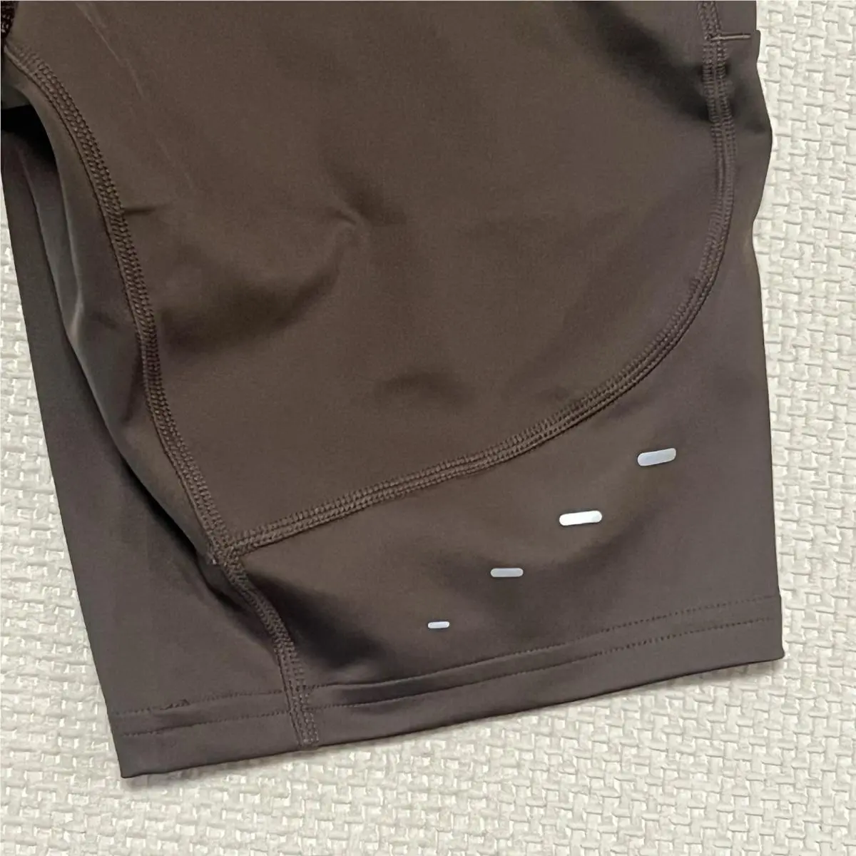 Nike clothing - Men`s Dri-FIT 1/2-Length Running Tights - IF2040 IF2040-010 - Brown (UPC: 198488521527) 6
