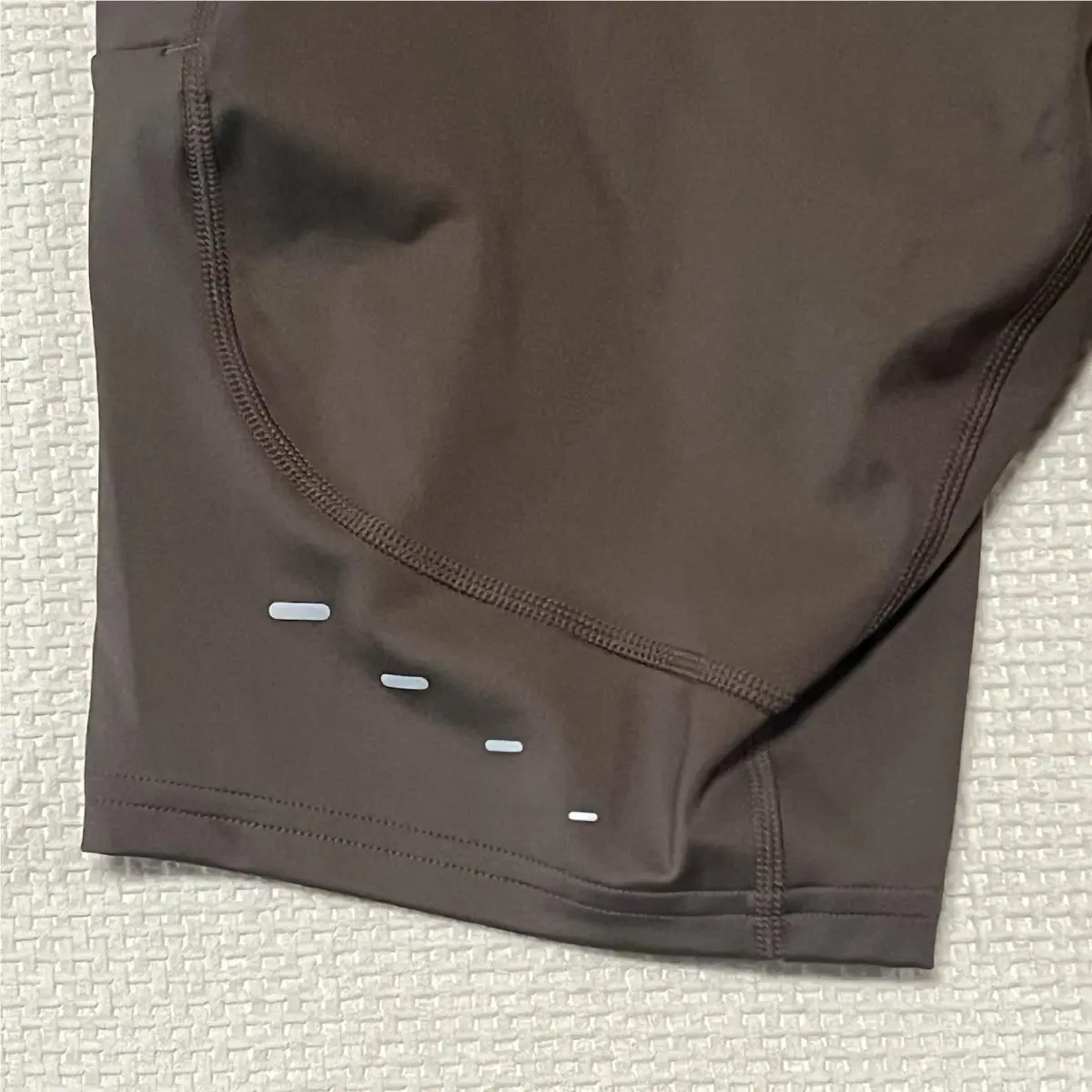 Nike clothing - Men`s Dri-FIT 1/2-Length Running Tights - IF2040 IF2040-010 - Brown (UPC: 198488521527) 5