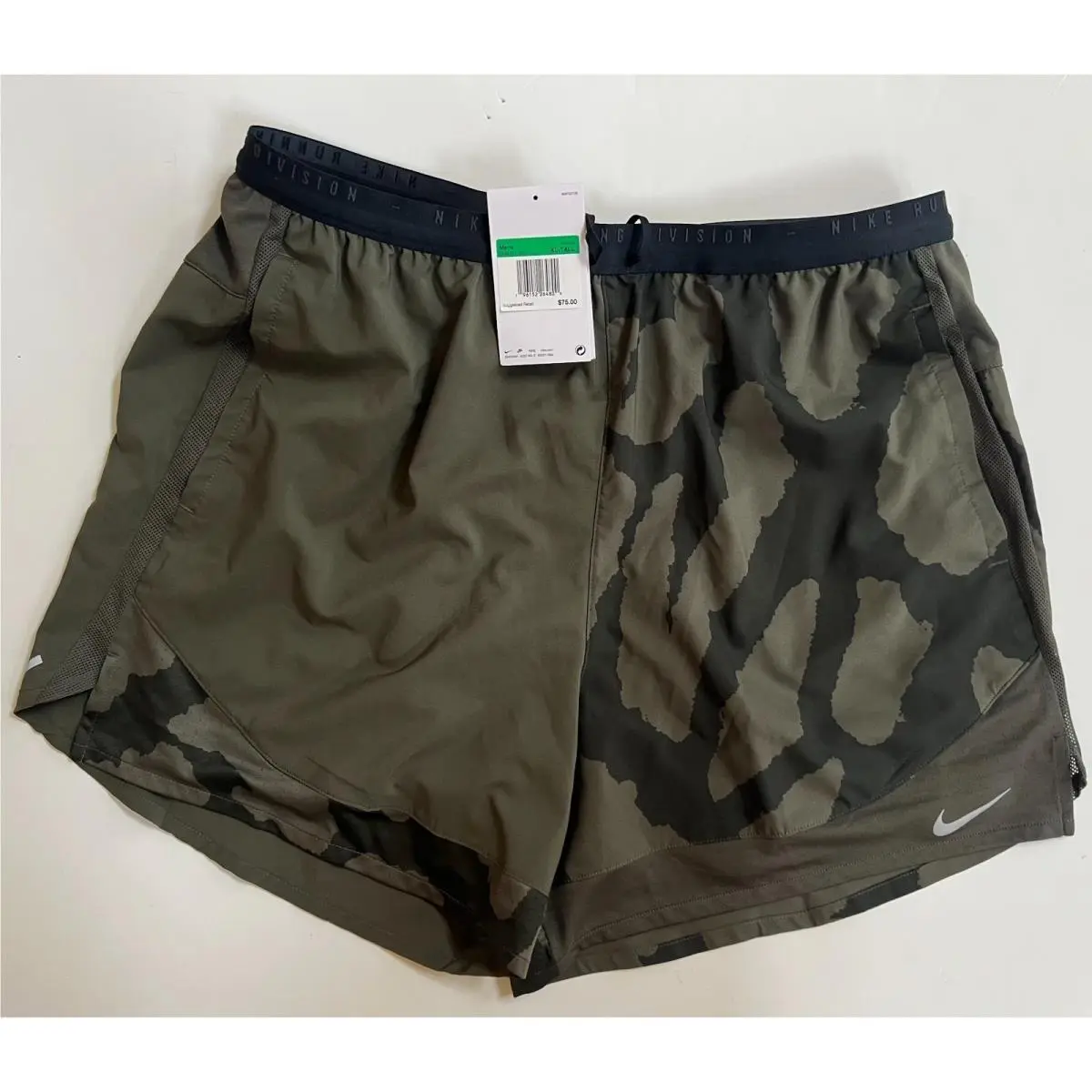 Nike Stride Run Division 2 in 1 Shorts Men`s Size Xl-tall Dri Fit 5` DQ4761 325