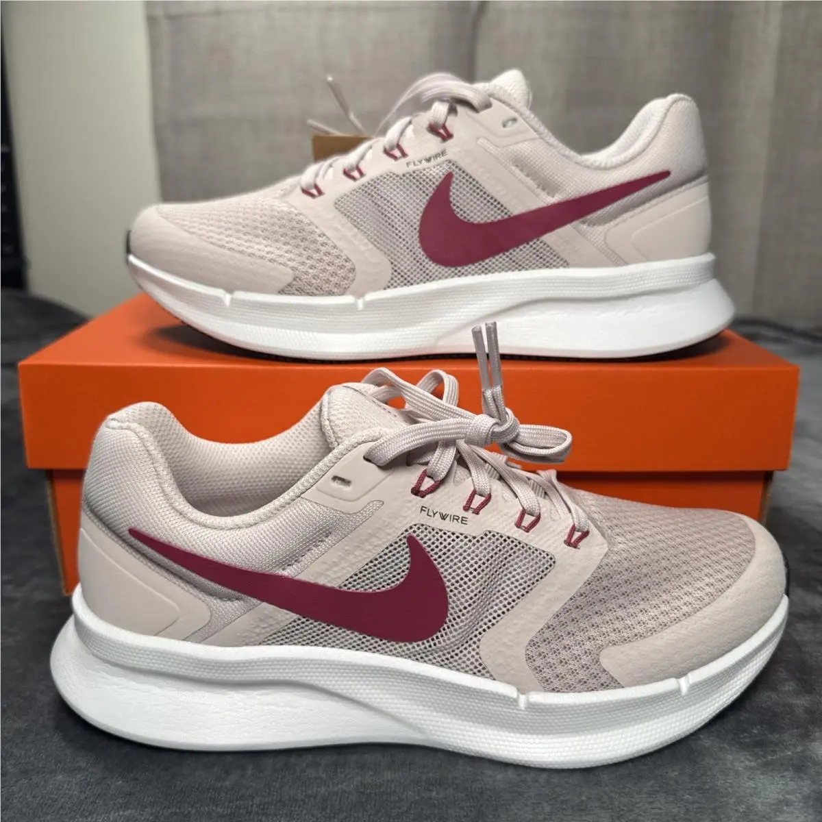 Womens Run Swift 3 Silt Red Running Shoes DR2698 603 - Size 6 Sail Pink by Nike