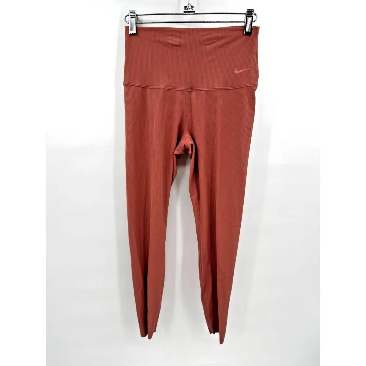 Nike Women`s Zenvy Rib Gentle-support High-waisted 7/8 Leggings Canyon Pink Med