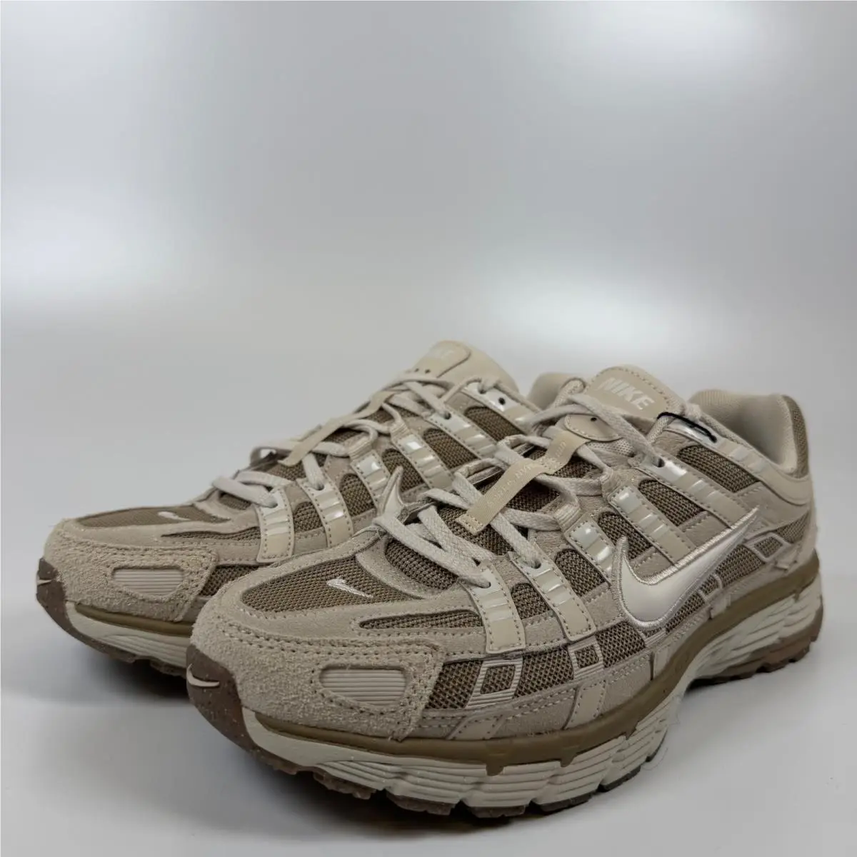 Nike P-6000 Light Orewood Brown Mens Running Shoes HV2528-100 Size 9.5